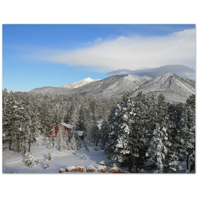 Peace in the valley, Mt. Elden - Pack of 10 cards (2-sided, No envelopes) (US & CA)