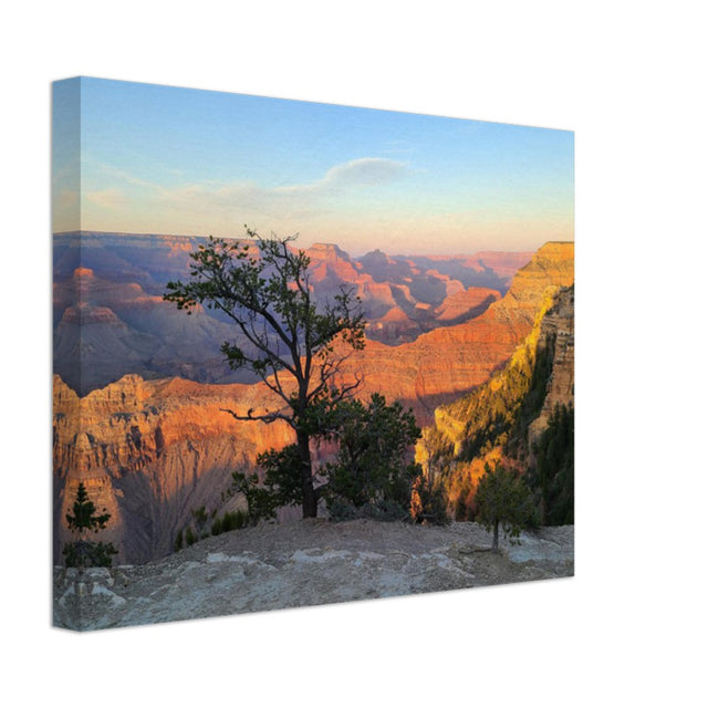 Grand Canyon Sunset Geological Museum View - Canvas